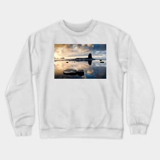 Black Nab at sunset. Saltwick Bay, England (8) Crewneck Sweatshirt